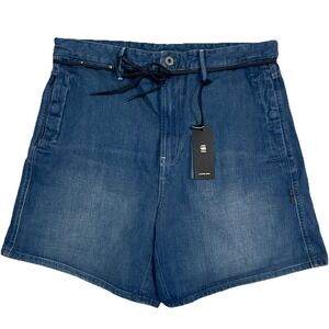 G-Star Raw Indigo Blue Denim Jean Shorts